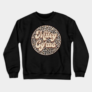 Classic Music Cyrus Personalized Name Circle Birthday Crewneck Sweatshirt